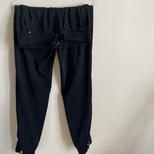 DYNAMITE black trousers with gold detailing